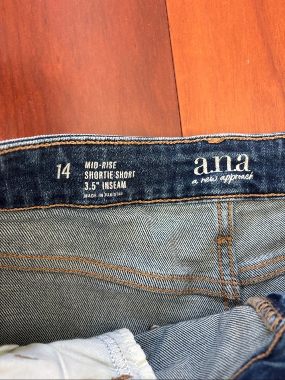 Denim cutoffs